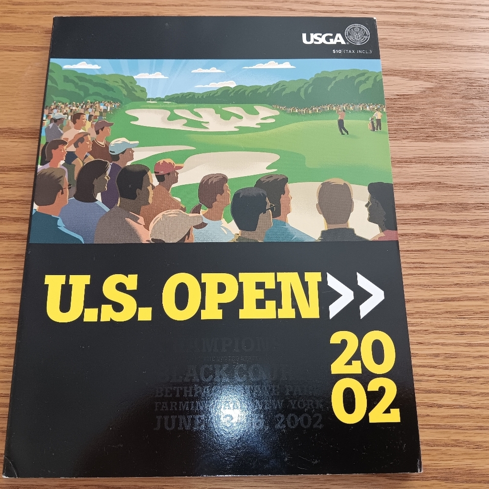U.S. Open 2002 Golf Program - USGA official